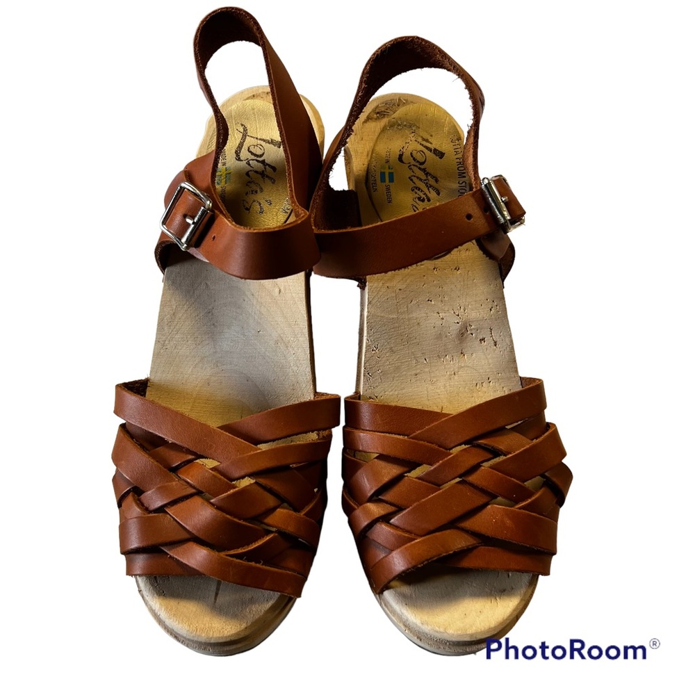 Lotta from Stockholm Clogs Brown Sandals Size 41 EU